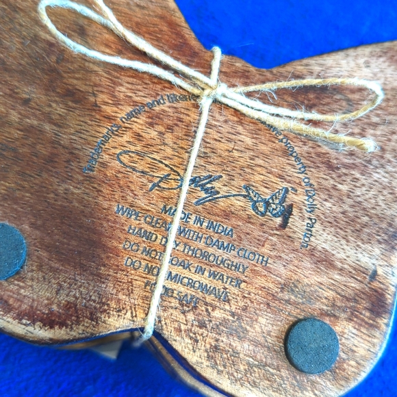 🆕 DOLLY PARTON Butterfly Coaster Set (4) by Dolly Parton Collection - Picture 8 of 8